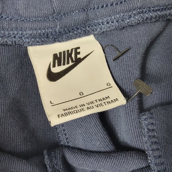 Nike Tech Fleece Boys Large Dark Blue Jogger Sweatpants Athletic Outdoors Casual - Picture 4 of 12